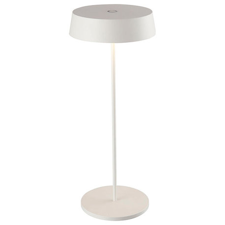 Alessandro Volta Battery Lamp in White