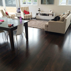 Dark Oak Stained Floor - Hardwood Flooring