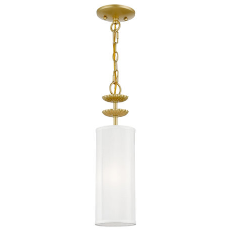 Livex Lighting 1 Soft Gold Mini Pendant