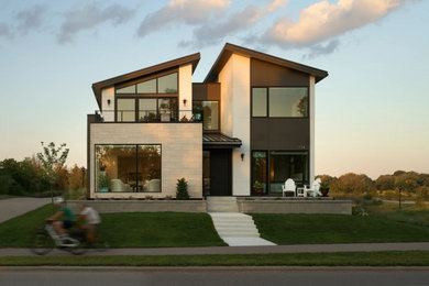 Modern exterior home idea in Minneapolis