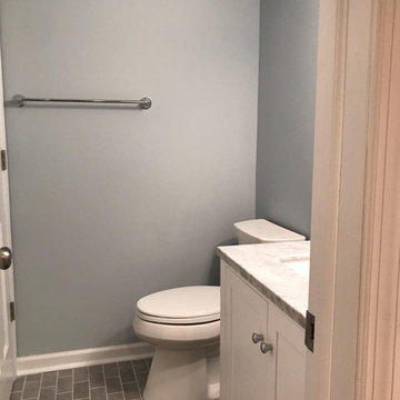 *Customer Referral* Finished Basement Renovation and Upstairs Powder Room