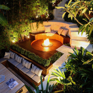 Backyard Grade Transformation with Functional Terrace Construction