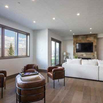 Aspen, Colorado Rustic Modern Home-Cobalt White Oak