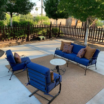Sunbrella bistro set cushions and pillows