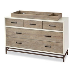 50 Most Por Transitional Changing Tables For 2019 Houzz Universal Smartstuff Myroom 5321002 200 Drawer Dresser Changing Station