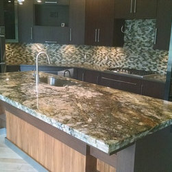 Double Laminate Granite Island Top - Kitchen Countertops