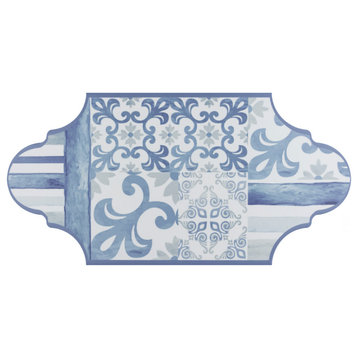 Royal Garden Provenzal Blue Porcelain Floor and Wall Tile