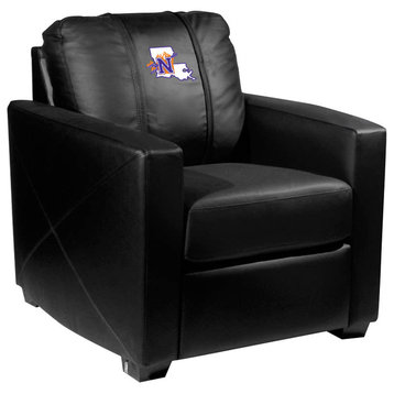 Northwestern State Demons Stationary Club Chair Commercial Grade Fabric
