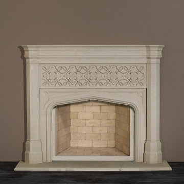 English/ Tudor Fireplace Mantel Styles