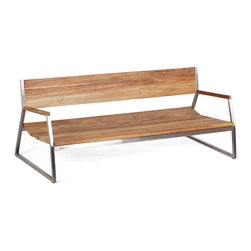 Wintons Teak Salma Lumierre Loveseat - Outdoor Lounge Furniture