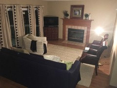 Need to tie up loose ends in eclectic/transitional living room
