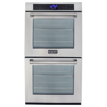Kucht 30 in. Double Electric Wall Oven with Convection in Stainless Steel