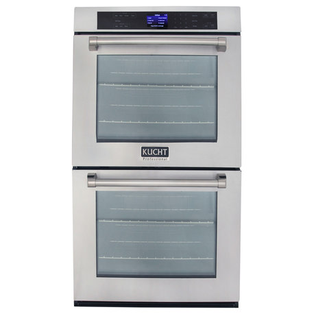 Kucht 30 in. Double Electric Wall Oven with Convection in Stainless Steel