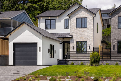 Example of an exterior home design in Vancouver