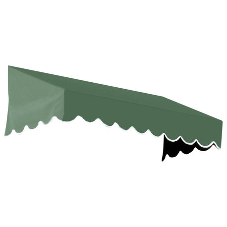 Awntech 7' San Francisco Acrylic Fabric Fixed Awning, Sage