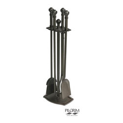 Ball & Claw Tools in Burnished Black - Fireplace Accessories
