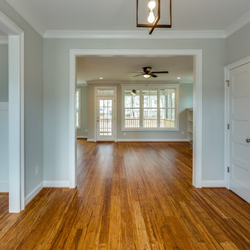 Carbonized Antiqued Wide Plank Strand Bamboo Flooring