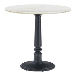 Amalfi Bistro Table in Aluminum - Patio Furniture And Outdoor Furniture