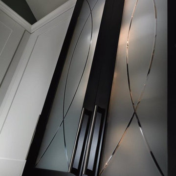 Subtle Accents like these frosted windows give your kitchen or bathroom the deta