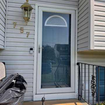 Deux 0729 Grey - Modern steel exterior door