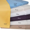 Cotton Rich 1000 Thread Count Solid Sheet Sets Full Taupe