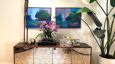 Alveare brass and mirror sideboard deals