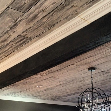 Country-Rustic Washed Ceiling Boards
