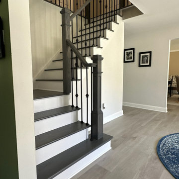 Knuckle Balusters & Wood Railings