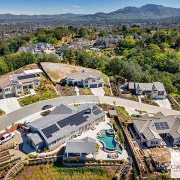 Lafayette Hillside Vanishing Edge Natural Pool