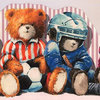 Wallpaper Border Toys Bears Sport Accessories 9.25 Inch x 15' ID5350B