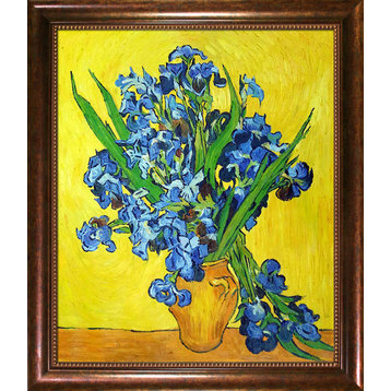Irises in a Vase