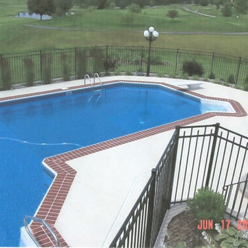 Stenciled Concrete