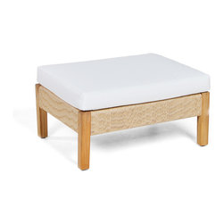 Wintons Teak Planar Ottoman - Outdoor Lounge Furniture
