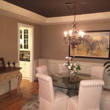 Classic Elegance with Applied Moldings and Fresh Paint Colors