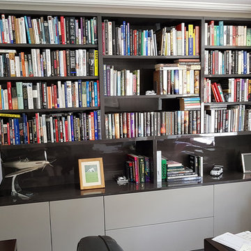 High Gloss Bespoke Bookcase