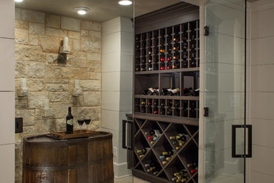 Inspiration for a transitional wine cellar remodel in Atlanta