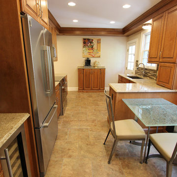 Maple Cabinets with Granite Countertop ~ Shaker Heights, OH #1