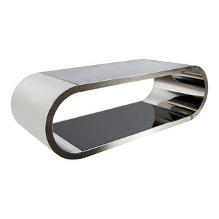 Pia Chrome Coffee Table Silver | Stylish & Modern