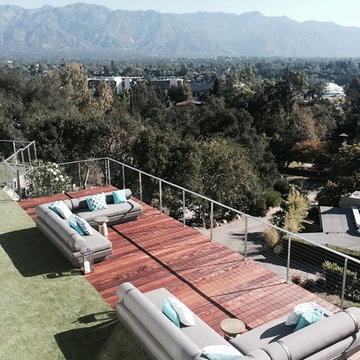 Ipe deck hanging Pasadena CA