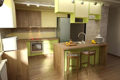 Inspiration for a modern kitchen remodel in Other