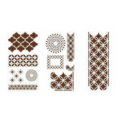 Martha Stewart Crafts Arabesque Laser-Cut Stencils - Wall Stencils