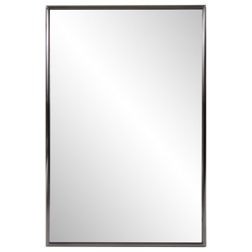 Howard Elliott Yorkville Brushed Titanium Vanity Mirror 48154