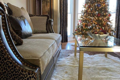 Tuscan home design photo in St Louis