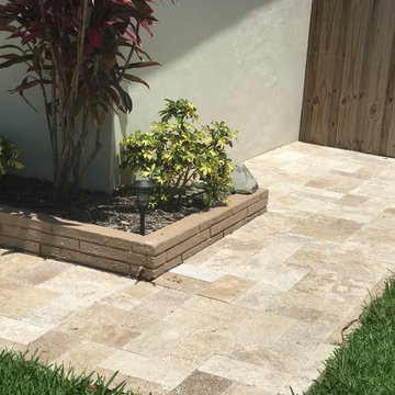 Premium Select 6x12 Walnut Tumbled Travertine Pavers