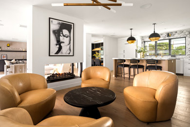 Living room - modern living room idea in Phoenix