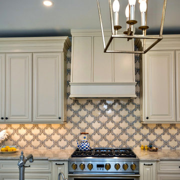 Custom Wood Hood to Match Cabinets - Detail