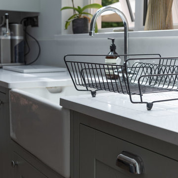 Partridge Grey and Charcoal Painted Kitchen