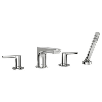 Studio S Roman Tub Faucet With Personal Shower for FLASH Rough-In Valves, Polish