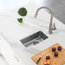 9" L x 17 3/4" W Undermount or Drop-in Stainless Steel Bar Sink with Strainer