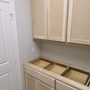 Utility Room Cabinets & Mud Bench
